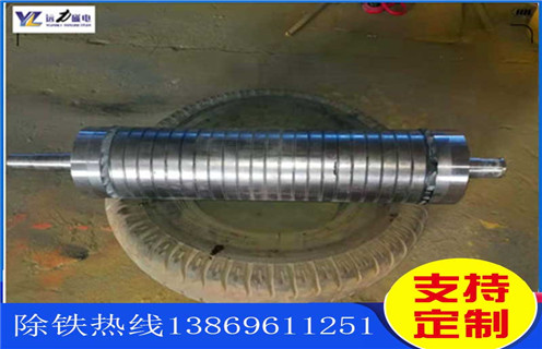 強磁輥除鐵器，定做高強磁滾筒強磁輥除鐵器，遠力輸送帶磁輥磁選機滾筒除鐵器強力磁滾筒