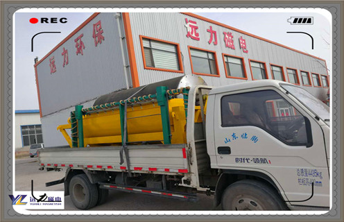 濕式磁選機，福建濕式高強磁磁選機_釩鈦鐵礦福建濕式高強磁磁選機型號參數及磁場強度 